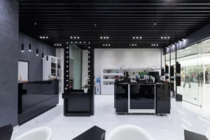 rénovation d'un magasin de coiffure st priest