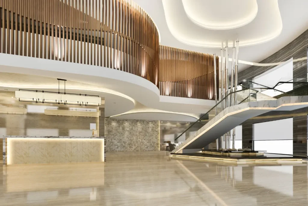 Rénovation de l'espace d'accueil d'un hôtel Lyonnais