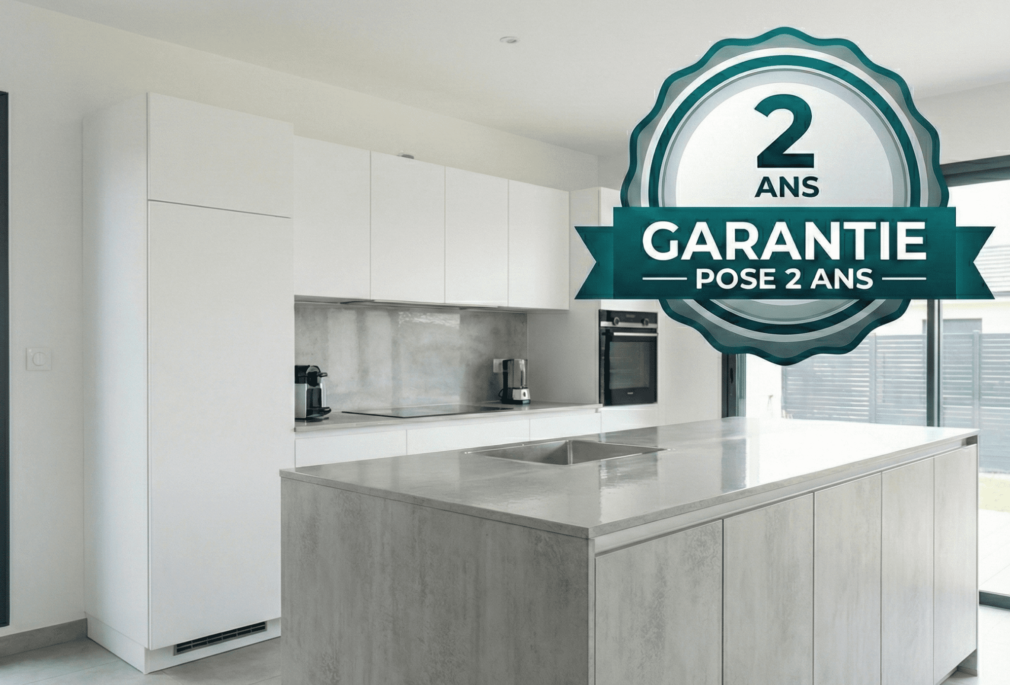 Pose cuisine garantie 2 ans