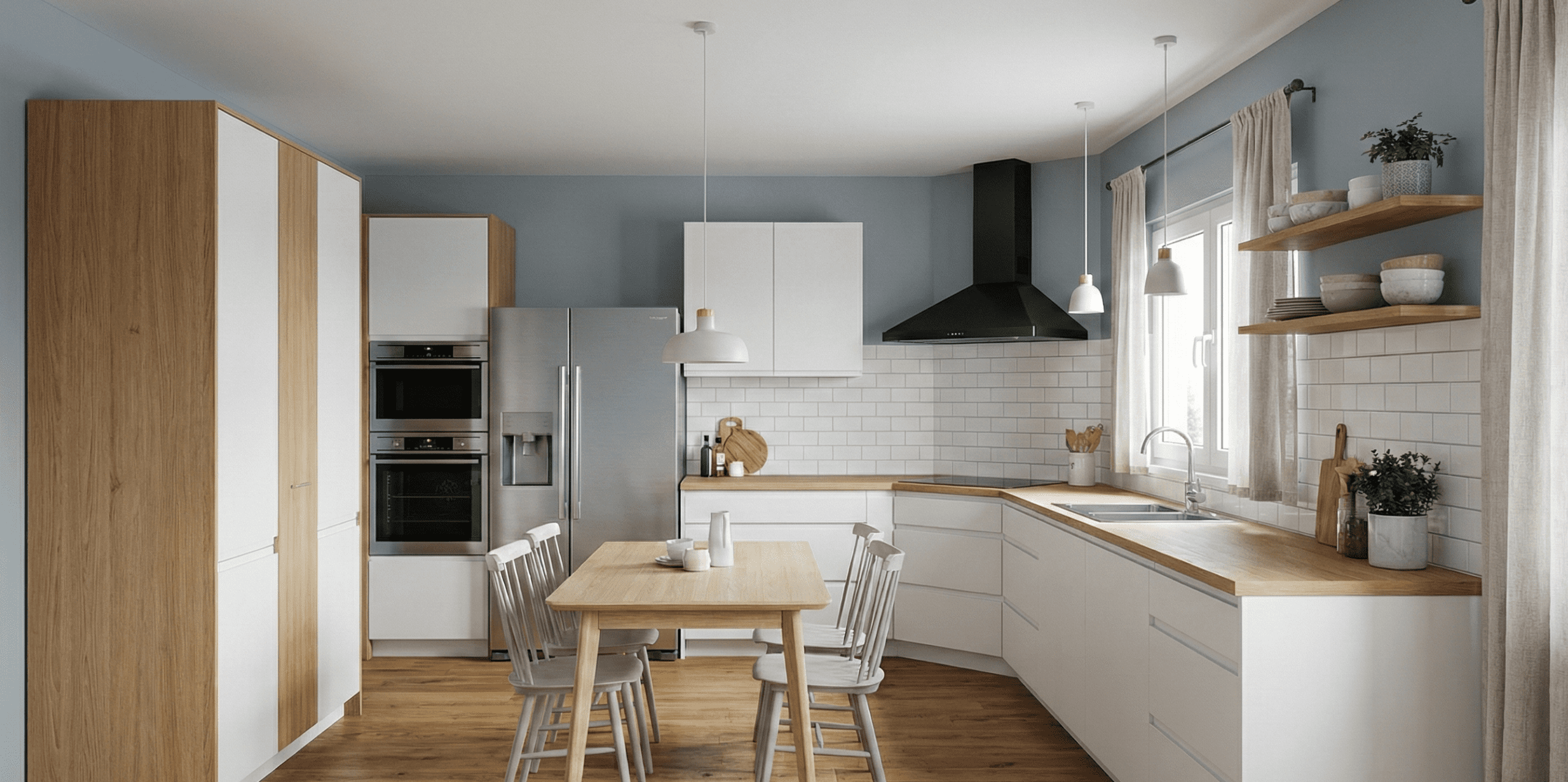 cuisine blanc mat