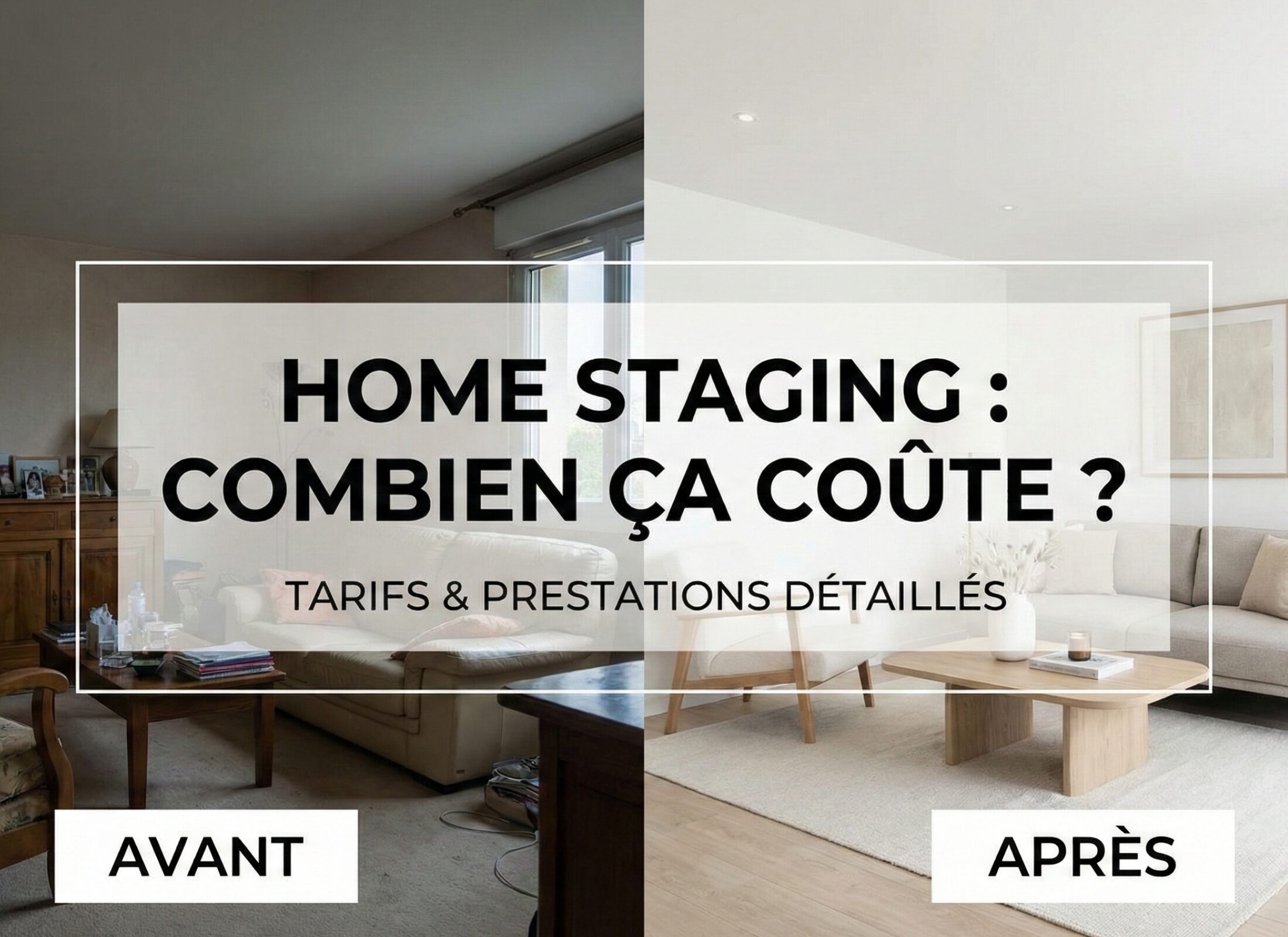 Tarifs home staging prix