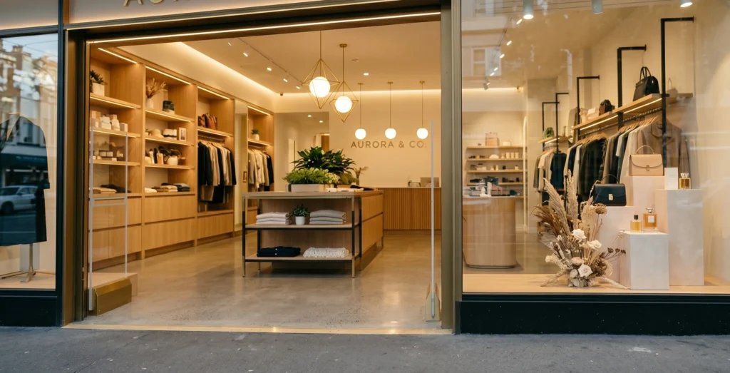 Agencemen local commercial agencement de magasin sans travaux lourds